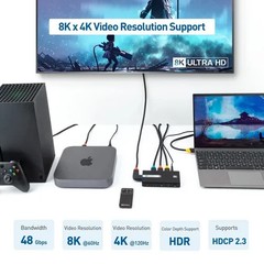 NEW Cable Matters 4-Port HDMI Switch with 8K Resolution support