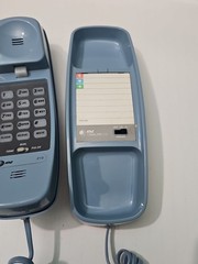 Vintage AT&T Blue Trimline Touch Tone Phone