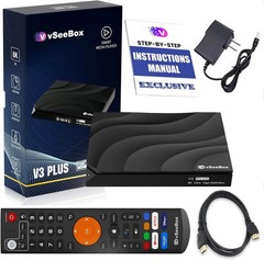 🔥🔥 2025 V3 Plus Android 12 Smart TV Box | 64GB | QWERTY Keyboard| 4K UHD 🔥🔥