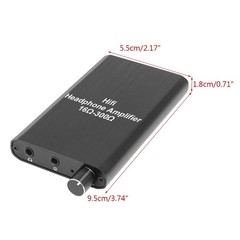 Stereo Preamplifier for MP3 MP4 Phones Digital Players 16-300Ω Headset