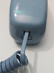 Vintage AT&T Blue Trimline Touch Tone Phone