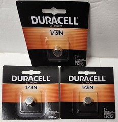 3 pcs Genuine Duracell 3v lithium battery 1/3N DL1/3N CR1/3N 2L76 K58L EXP:2032