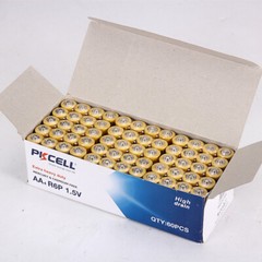 12-200Pcs AA Batteries Extra Heavy Duty1.5V R6P UM-3 PC1500 Cell Zinc-Carbon