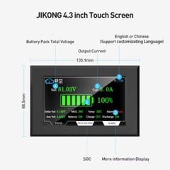 JK Smart BMS 4S-24S 40-300A LiFePo4 Li-ion 1A-2A Active Balance BT/RS485/LCD Lot