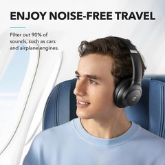 Soundcore Q20i Wireless OverEar Headphones 40H Long ANC Play Big Bass