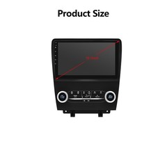 For 2010-2014 Ford Mustang 10.1″ Stereo CarPlay 2+32G GPS Navigator Radio WiFi