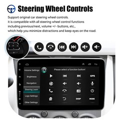 10.1 inch Touch Screen Rotatable Car Stereo Radio 1 DIN Android 13 GPS Navi Wifi