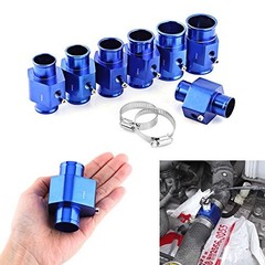 Coolant Temperature Sensor, Aluminum Durable Construction Coolant Hose Adapter