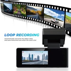 4K Dash Cam Front 2160P WiFi 64GB Night Vision S9 Wide Angle G-Sensor for Cars