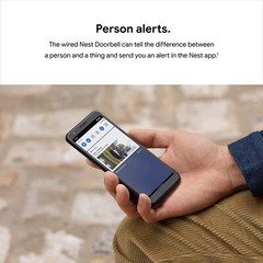 Nest Hello Video Doorbell with 6 Months of Nest Aware Reconditioned