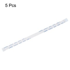 5Pcs Flexible Flat Cable 8 Pins 0.5mm Pitch 100mm FPC FFC Ribbon Cable (A Type)