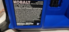 New Kobalt KJR 124B-03 24V Water Resistant Cordless Bluetooth Jobsite Radio