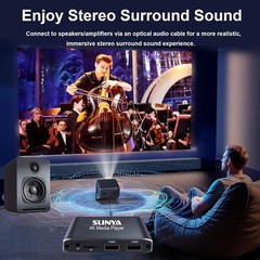 4K Ultra-HD Media Player for USB/HDD Drives SD Cards Plays HEVC HDMI AV MP3/JPG