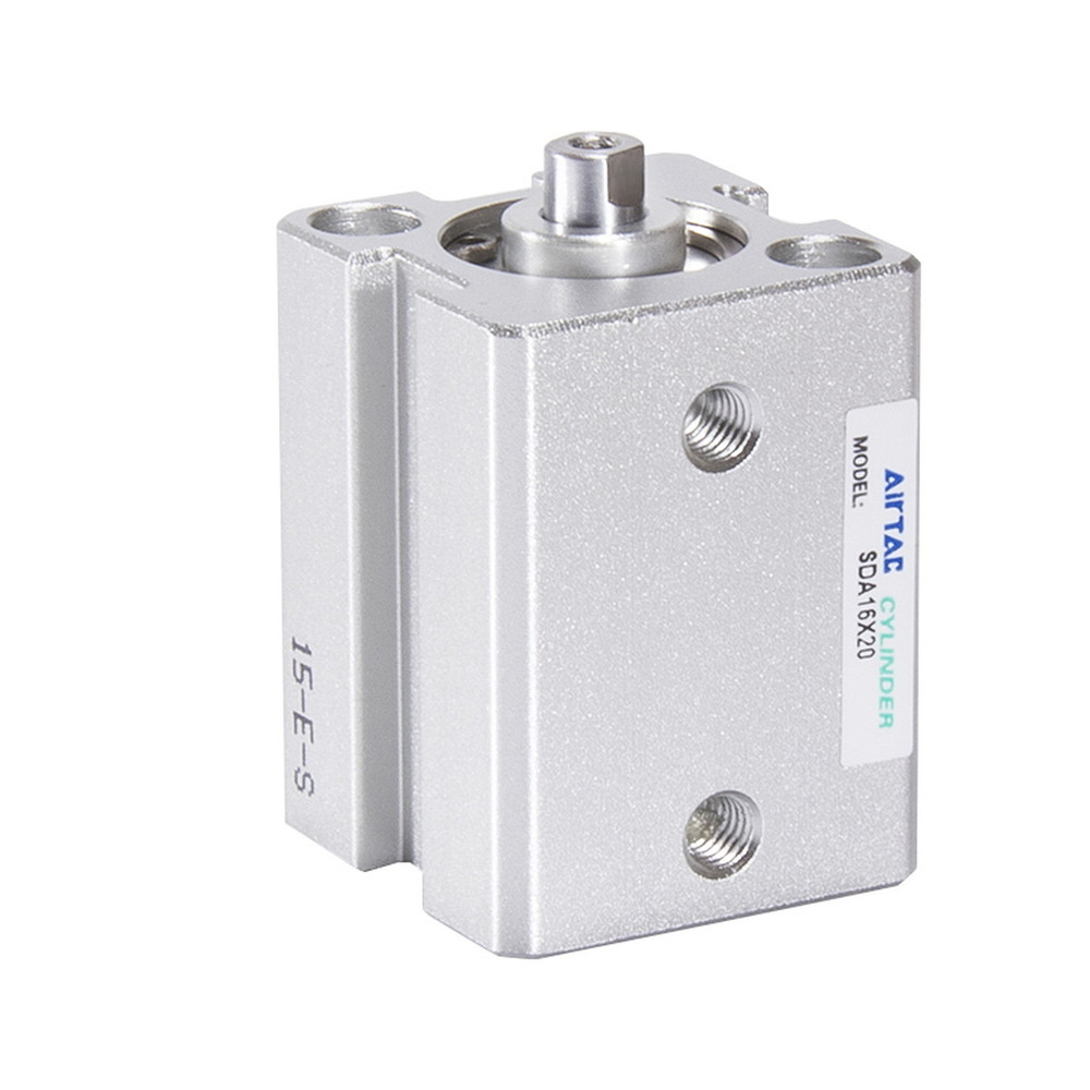 1pcs AirTAC SDA16X5/10/15/20/25/30/35/40/45/50 Stroke 5~50mm Cylinder