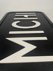 Rotel Michi X5 Integrated Custom Sign.