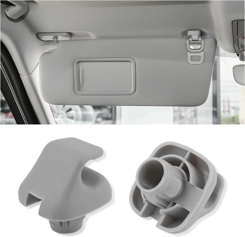 2PCS Sun Visor Clip,Durable Car Visor Clip Hook Replacement OEM#88217S01A01ZA,88