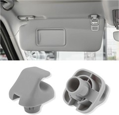 2PCS Sun Visor Clip,Durable Car Visor Clip Hook Replacement OEM#88217S01A01ZA,88
