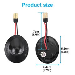 2PCS LED License Plate Light Car Modification Parts Tag Light for F150 F250 F350