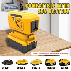 Rechargeable For Dewalt 20V 18V Lithium Battery Inverter Generator DC 20V Portab