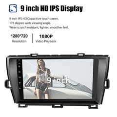 For Toyota PRIUS 2010-2015 Android 13 Carplay Car Stereo Radio GPS WIFI Navi 64G