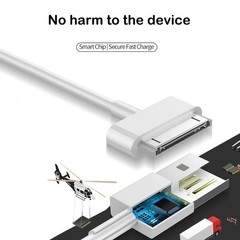 2x White USB Charging Cable Cord Sync for iPod Classic 6th/7th Gen 80/120/160gb