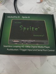 MedeaWiz Sprite DV-S1 HD 1080p Looping Media Player HDMI New Open Box