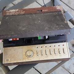 Radio Shack Duofone TAD-214 Dual Cassette Answering Machine Remote VAD 1984