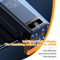 Power Bank Super Fast Charging Large Capacity Portable LED Light for Cell Phone
