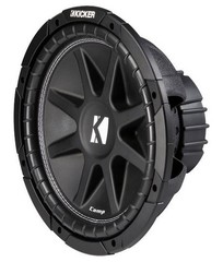 Universal Regular Cab Truck Kicker Comp C12 Dual 12″ Black Sub Box – Final 2 Ohm