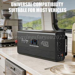 Pure Sine Wave 10000Watt Power Inverter DC 12v to AC 110V-120V for Solar Systems
