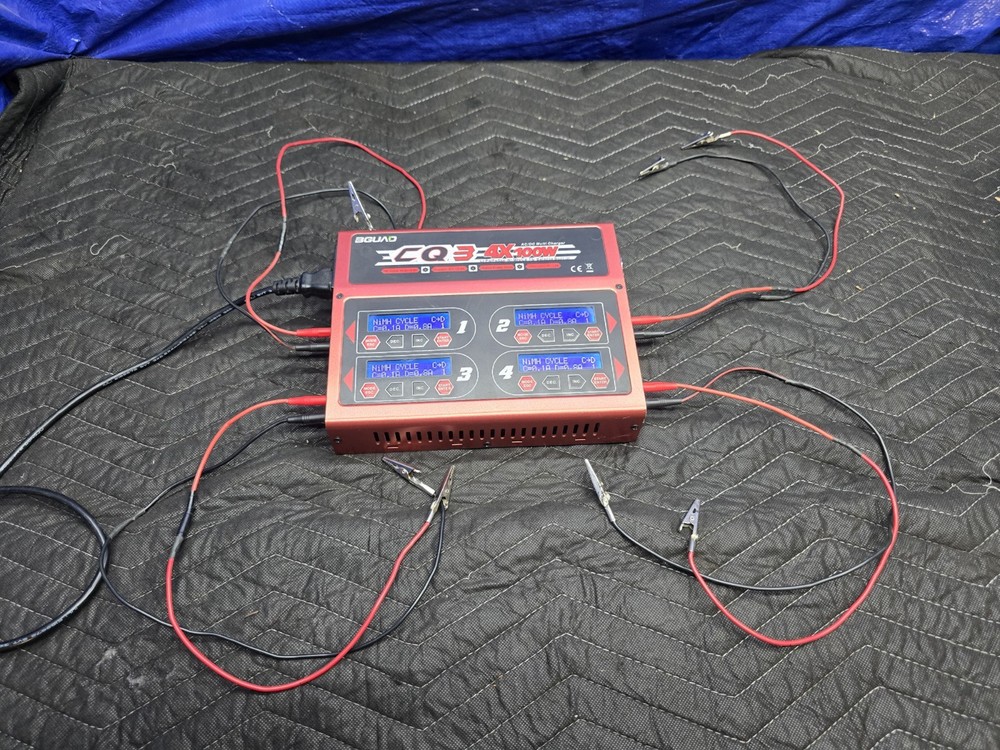 BGUAD CQ3 10A 100W 1-6S 100Wx4/10Ax4 Balance Charger