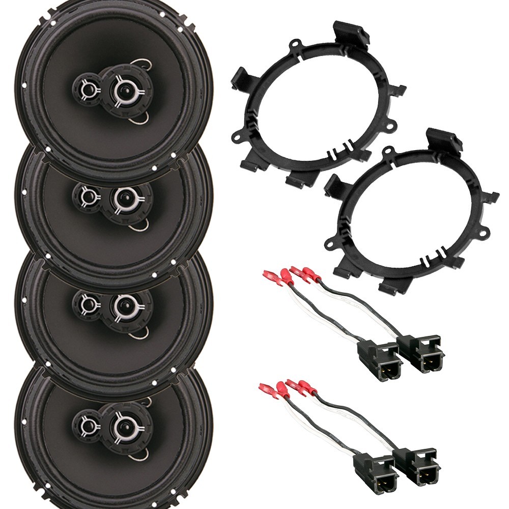 SD.653 300W 6.5″ Front/Rear Speaker for 1999-2006 Silverado Crew Cab 4 door ONLY