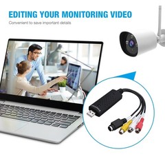 VHS to Digital Converter,USB 2.0 Video Converter Capture Card,RCA to USB Audi…