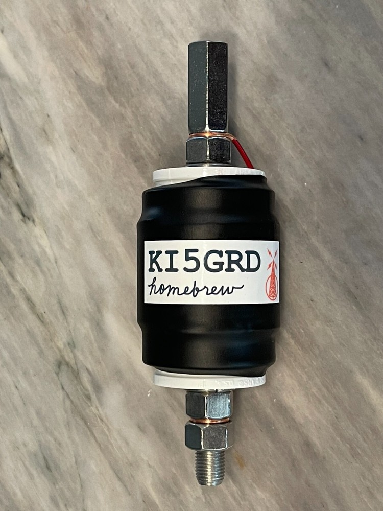 KI5GRD 40 Meter Loading Coil – 3/8-24 thread – for POTA, SOTA, Field Day