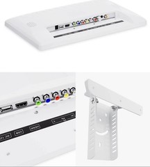 Sylvox 15.6″ Mini TV 12Volt TV 90° Flip Down ±45° Rotatable 1080P Kitchen Yacht