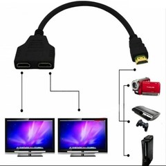 HDMI Port Male to Female 1 Input 2 Output Splitter Cable Adapter Converter 1080P
