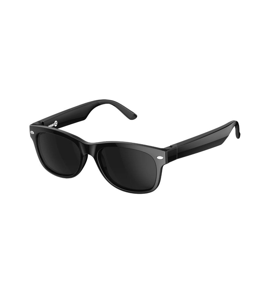 WeariQ Smart UV400 Polarized Bluetooth Sunglasses, IPX4 Waterproof, Touch Contr…