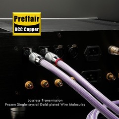 Pair XLR Cable OCC Copper Silver Plated 3pin XLR Balanced Connector Audio Cable