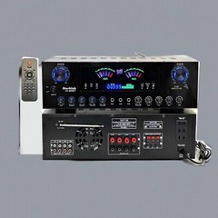 AV-999BT 220V 7Channel Bluetooth Amplifier Hifi Stereo Karaoke Audio Amplifier
