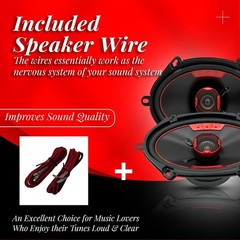 Durable 5×7 6×8 Inch Speakers with Metal Plastic Construction for Longevity