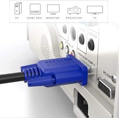 5 FT DB15 15 Pin Monitor Cable Male M/M for Apple Mac Windows VGA Video Display