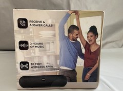 Jambar Wireless Speaker Bluetooth, Black 30ft Wireless Area 2 Hours Small Black