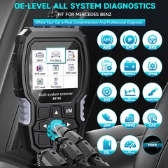 BZ700 For Mercedes Benz OBD2 Scanner All System Diagnostic Lifetime Free Update