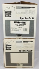 SpeakerCraft 6.5″ White In-Wall Speaker WH6.0RT 2 Pairs (4 ea.) NEW