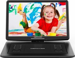 17.9 inch Portable DVD Player with HD Swivel Screen 15.6″ Region Free by DBPOWER