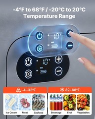 VEVOR 12 Volt Refrigerator Portable Car Fridge Electric Freezer 19 QT/ 18L