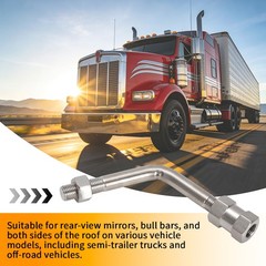 Pair of Stainless Steel Shafts For Universal CB Radio Antenna AKA Bull Horns US