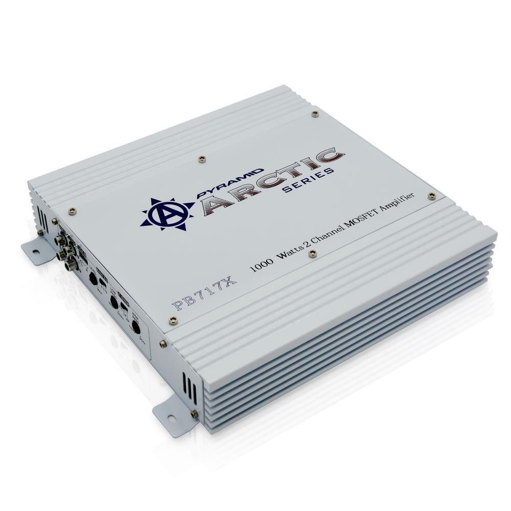 PYRAMID 2 Channel Car Audio Stereo Speaker Box Sub Woofer Power Amplifier