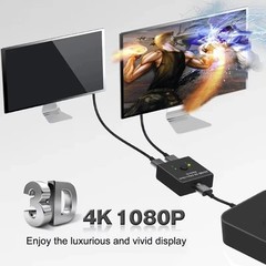 Bi-Directional HDMI Switch Splitter 2 In 1 Out 4K Adapter Converter Switcher PS4