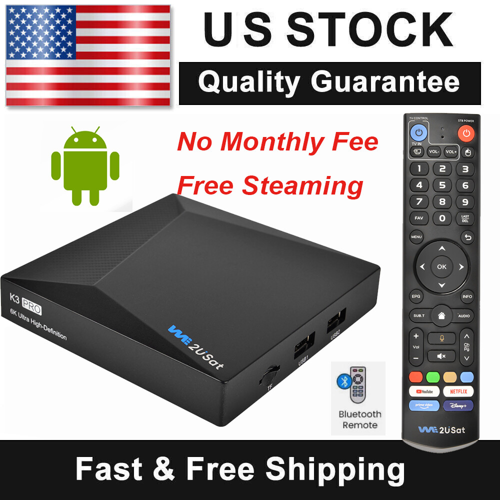 K3 PRO TV Box 6K 3D Media Player Bluetooth Voice Control Wifi H.265 Smart TV Box